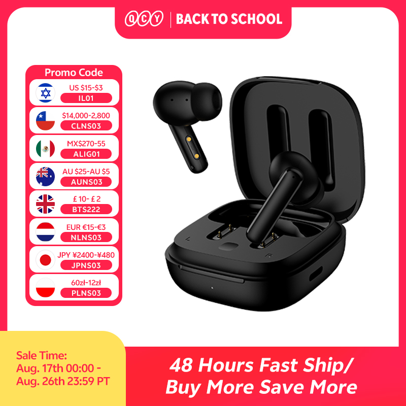 Telephone Headset Office - QCY T13 ANC Kablosuz Kulaklık Bluetooth