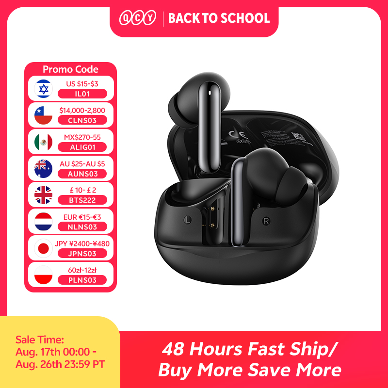 Telephone Headset Office - QCY Melobuds N50 ANC Bluetooth 5.4