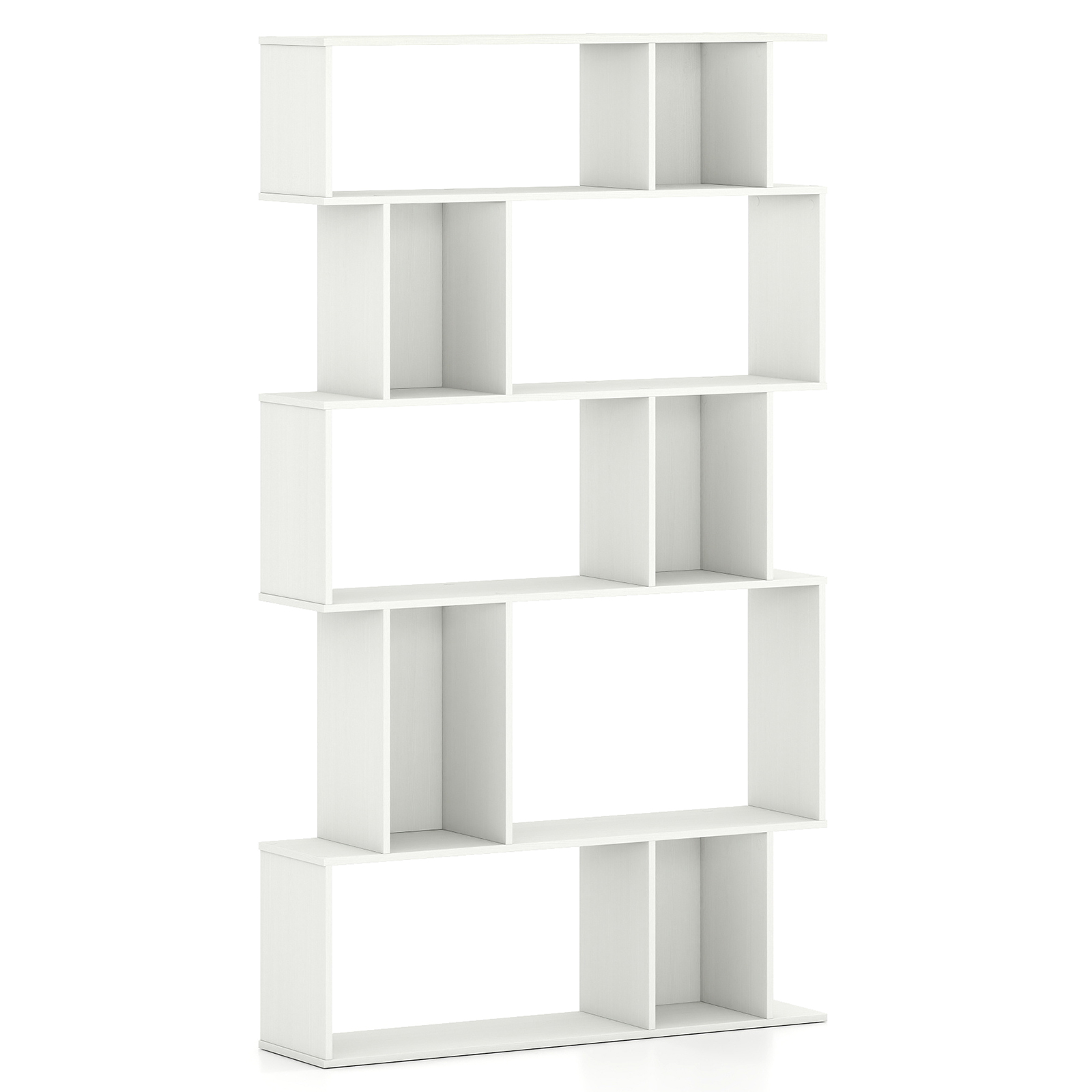 Bookshelf 5 Tier - 5 Katlı Geometrik Kitaplık, Açık Raflar