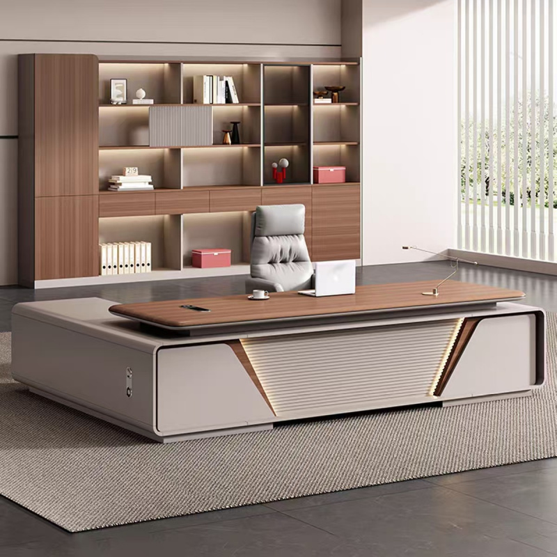 Xh Office Furniture - Lüks, Üst Düzey, Sade Modern CEO,