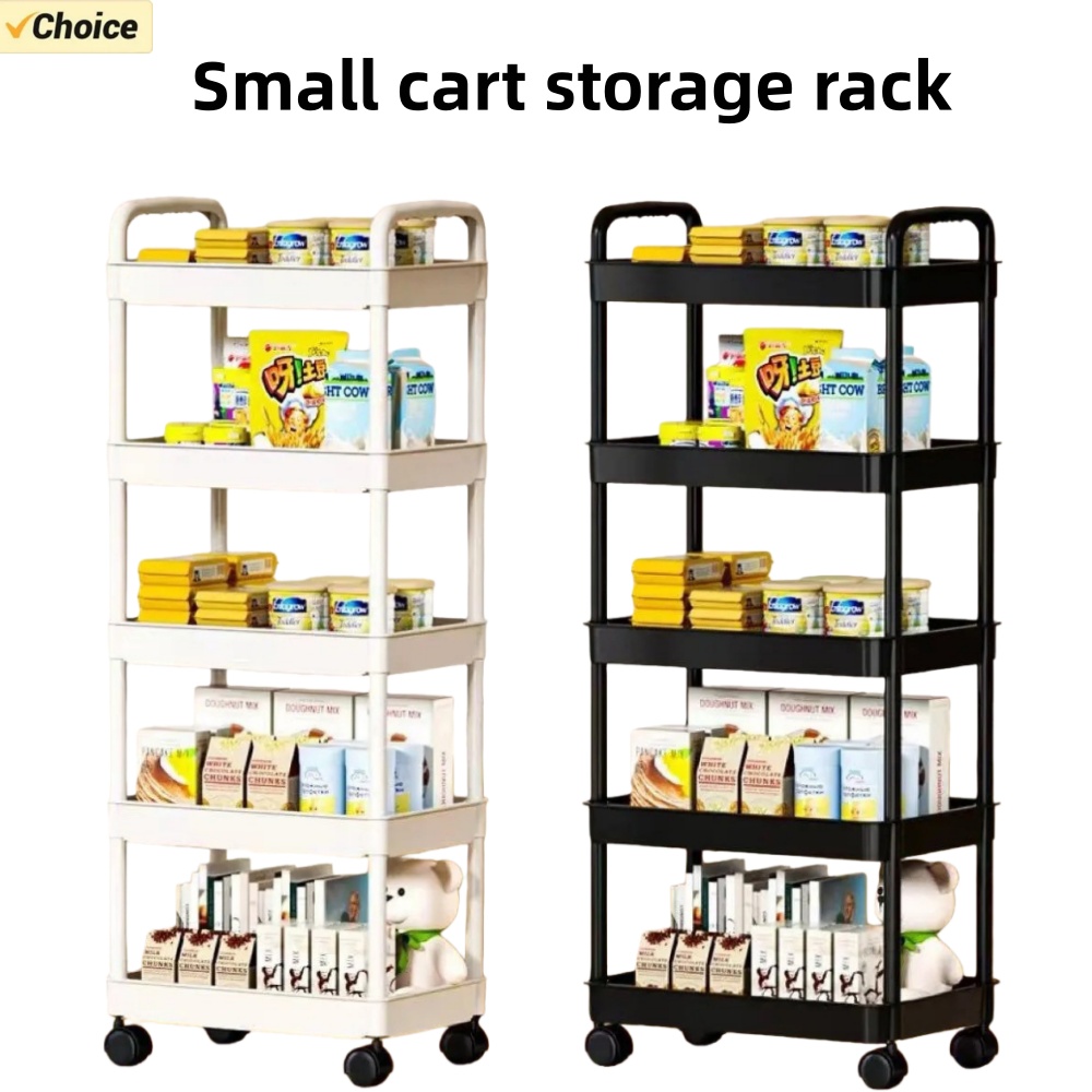 Bookshelf 5 Tier - 5 katlı Mutfak Depolama Rafı, mobil