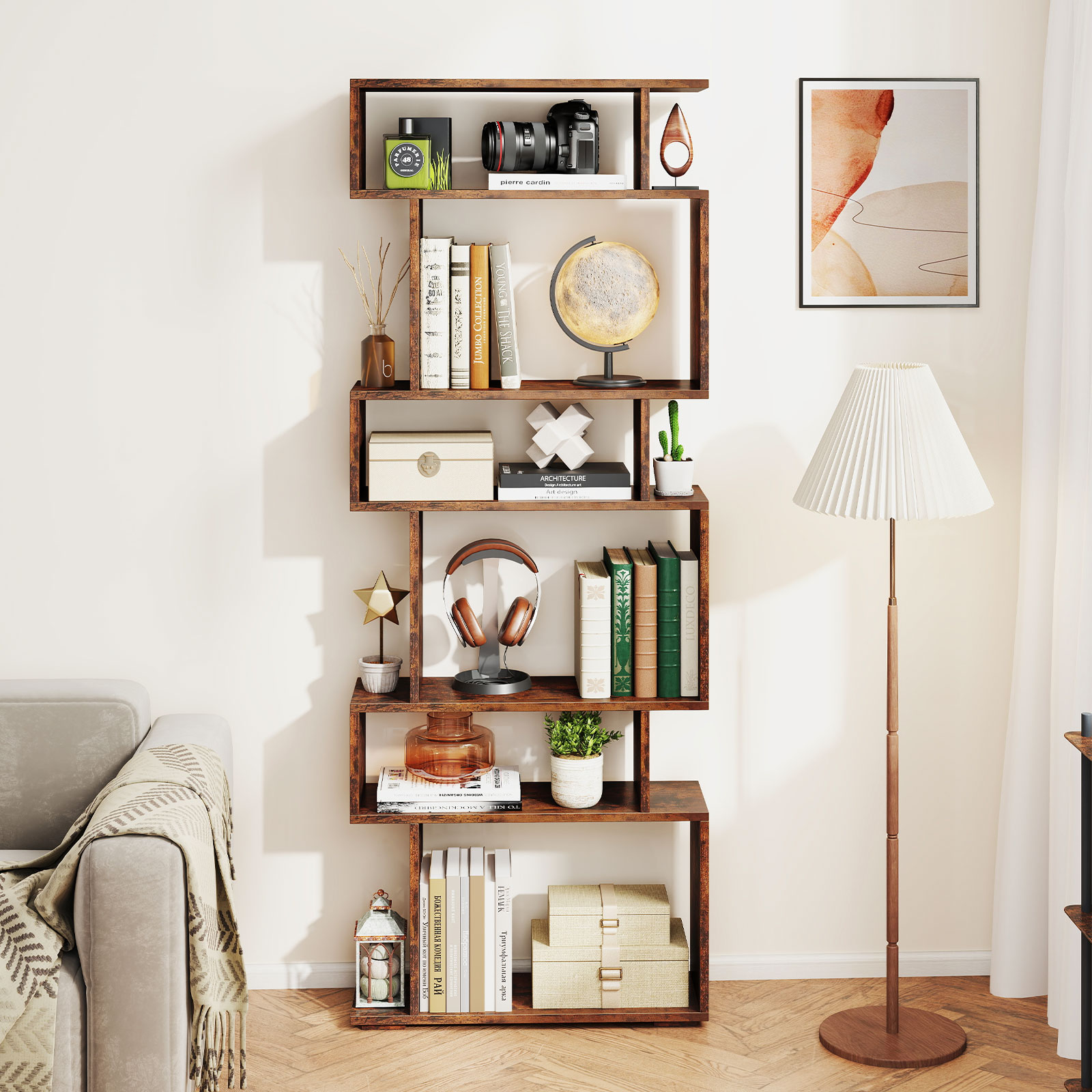 6 Katlı Depolama Kitaplığı S Ş - Bookshelf 5 Tier incelemesi ve fiyatı