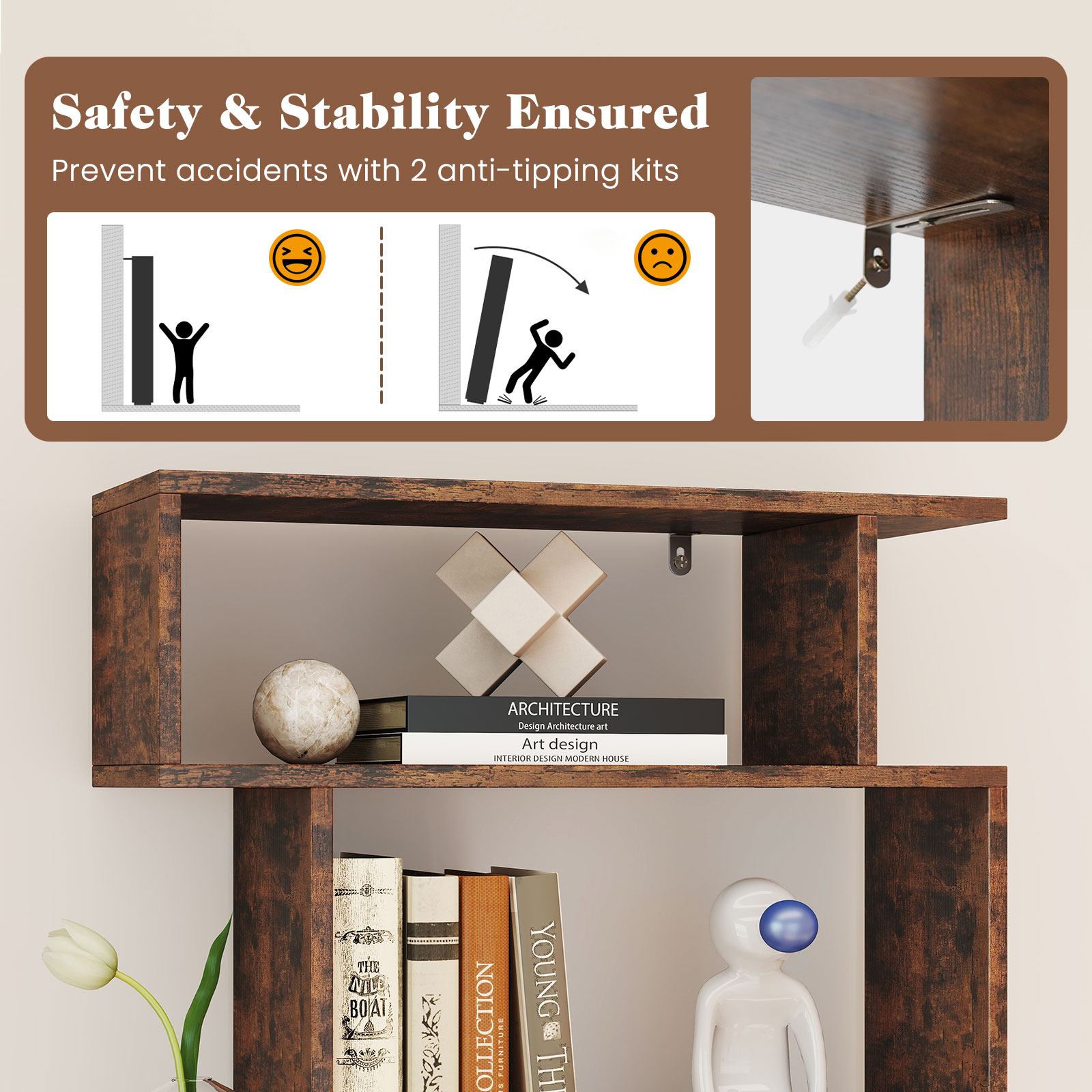 6 Katlı Depolama Kitaplığı S Ş - Bookshelf 5 Tier incelemesi ve fiyatı