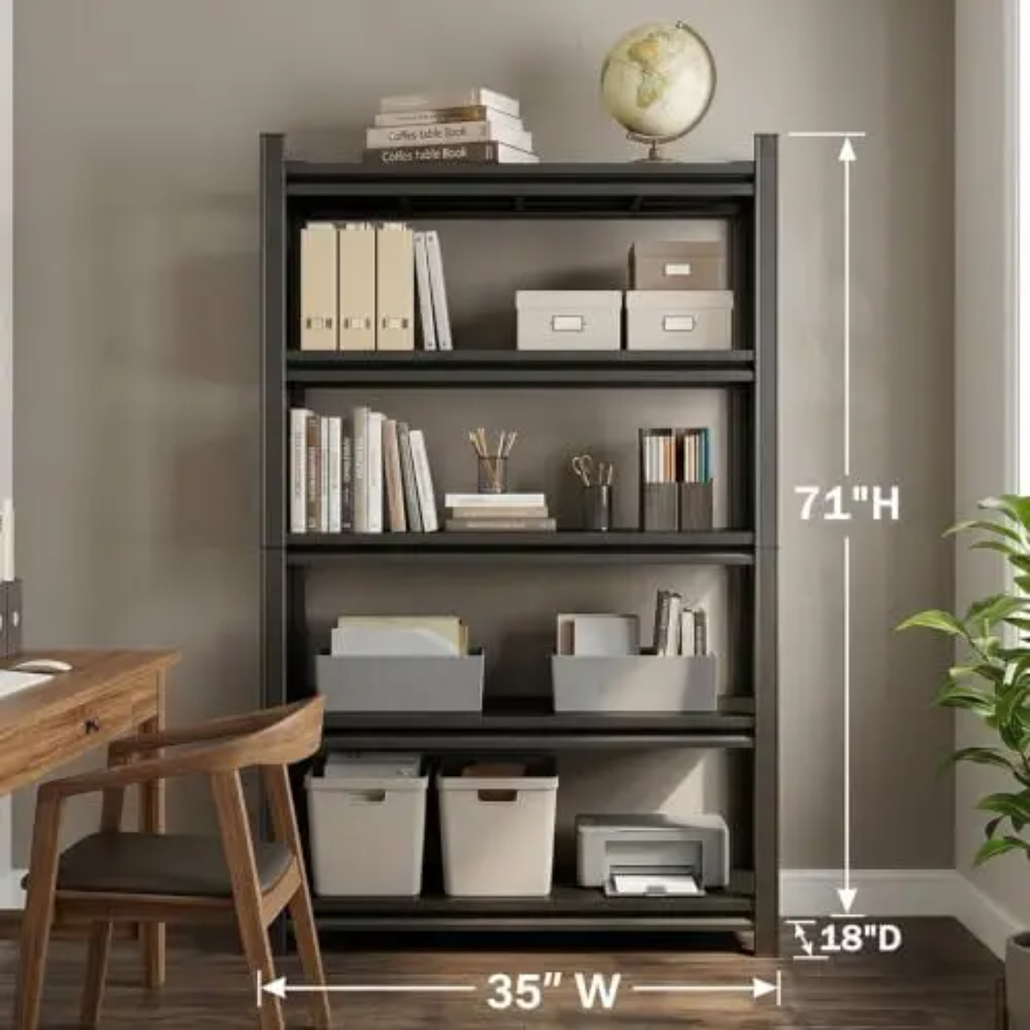 5 Katmanlı Ağır Hizmet Tipi Ki - Bookshelf 5 Tier incelemesi ve fiyatı