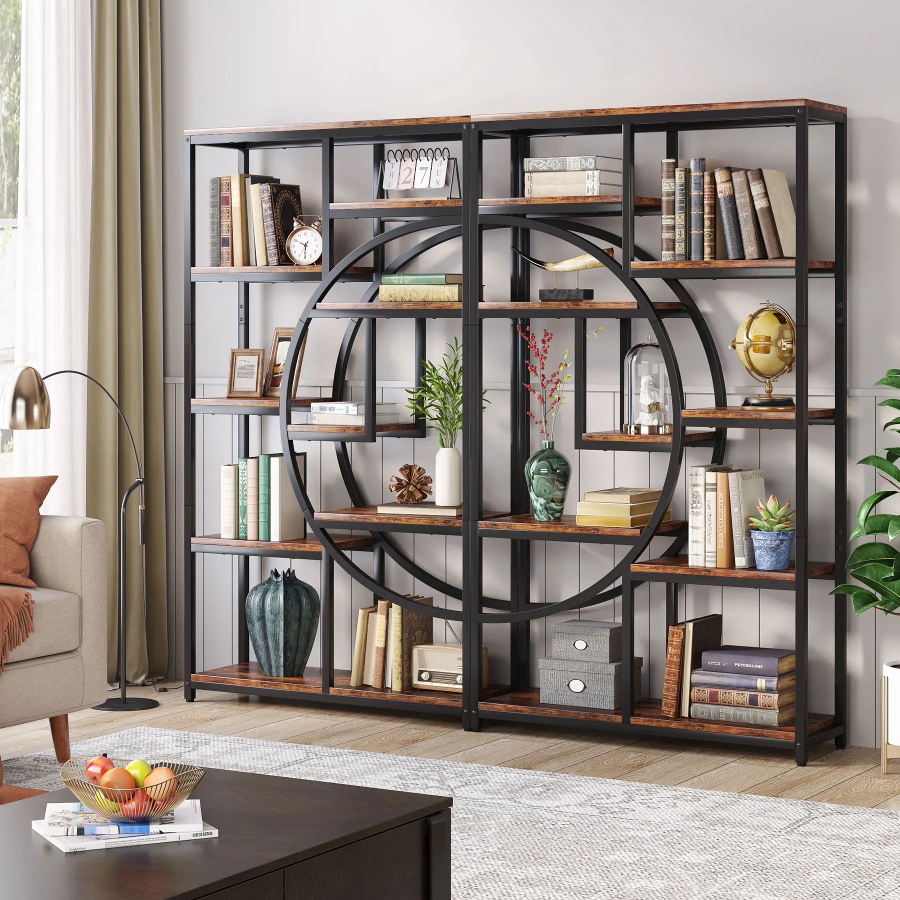 Tribesigns kitaplık endüstriye - Bookshelf 5 Tier incelemesi ve fiyatı